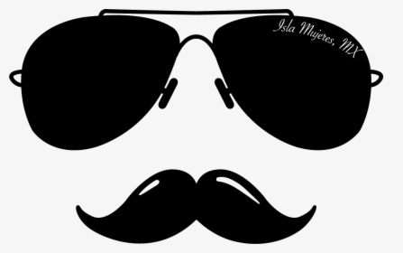 Care,line,goggles,black And White,aviator Sunglass,clip - Face With Mustache And Sunglasses, HD Png Download, Transparent PNG
