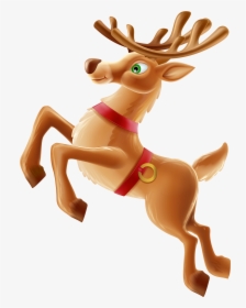 Christmas Reindeer Png - Deer For Christmas Png, Transparent Png, Transparent PNG