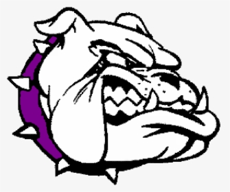 Bulldog Clipart Purple - Transparent Background Bulldog Logo Transparent, HD Png Download, Transparent PNG