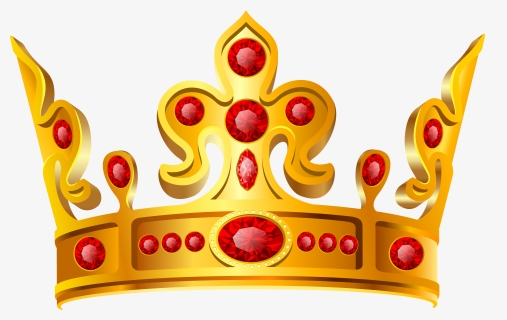 Crown Png - Crown Png - Gold And Red Crown Png, Transparent Png, Transparent PNG