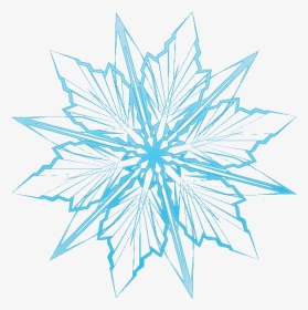 Transparent Snowflake Clipart - Transparent Background Frozen Snowflake, HD Png Download, Transparent PNG