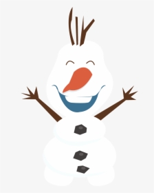 Olaf Clipart Silhouette - Frozen Cute Png Olaf, Transparent Png, Transparent PNG