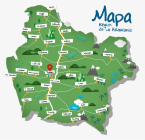 Mapa Perquenco - Galvarino Mapa, HD Png Download, Transparent PNG