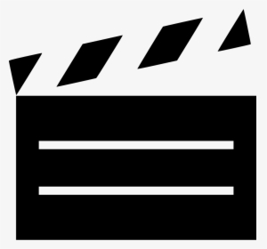 Clip Art Movie Clapboard - Movie Clapboard Icon Png, Transparent Png, Transparent PNG