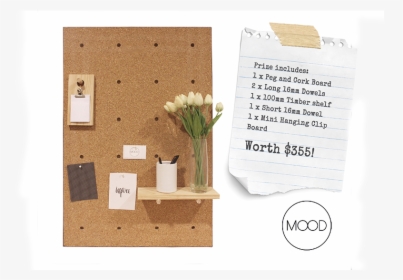 Be In To Win A Peg And Cork Board From The Mood Store - Paper, HD Png Download, Transparent PNG