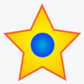 Gold Star Free Icon, HD Png Download, Transparent PNG