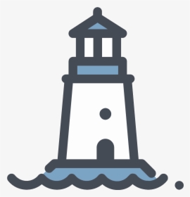 Vector Lighthouse Red Blue - Lighthouse Icon Transparent, HD Png Download, Transparent PNG