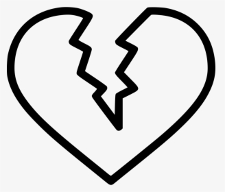 Transparent Shattered Heart Clipart - Broken Heart Icon Png, Png Download, Transparent PNG