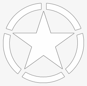 Star Army Free Icon - Us Army White Star, HD Png Download, Transparent PNG
