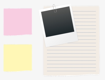 List, Polaroid, Paperclip, Photo, Post It, Note, Pink - Polaroid Paperclip, HD Png Download, Transparent PNG