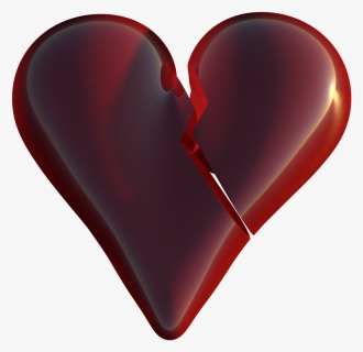 Broken Heart, Heart, Broken, Love, Valentine, Red - Break Heart, HD Png Download, Transparent PNG