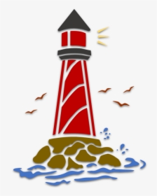 Lighthouse Stencil, HD Png Download, Transparent PNG