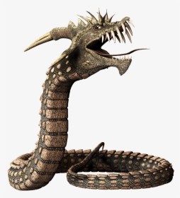 Dragon Snake - Snake With Dragon Head, HD Png Download, Transparent PNG