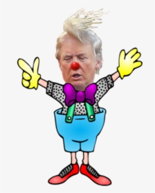 Clown Bigot Donald Trump President Of The Usa - Donald Trump Memes Png, Transparent Png, Transparent PNG