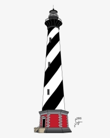 Lighthouse Png Cape Hatteras Light - Cape Hatteras Lighthouse Clip Art, Transparent Png, Transparent PNG