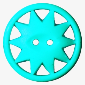 Button With Ten-pointed Star Inscribed In A Circle, - Circle, HD Png Download, Transparent PNG