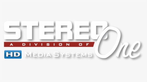 Stereo One Final Logo For Dark Backgrounds - Carmine, HD Png Download, Transparent PNG