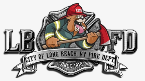 Bulldog Clipart Firefighter - Long Beach Fire Department Bulldog, HD Png Download, Transparent PNG