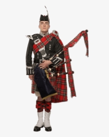 Scot Holding Bagpipes - Pipers Kilts, HD Png Download, Transparent PNG
