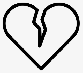 Broken Heart White Png , Transparent Cartoons - White Broken Heart Png, Png Download, Transparent PNG