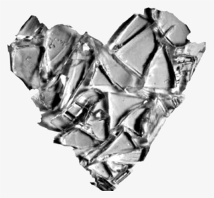 #broken #glass #brokenglass #heart #brokenheart #heartbroken - Heart Broken Like Glass, HD Png Download, Transparent PNG