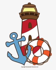 Free Lighthouse Clipart - Nautical Light House Clip Art, HD Png Download, Transparent PNG
