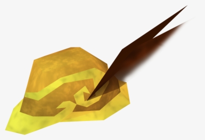 Golden Mining Helmet - Origami, HD Png Download, Transparent PNG