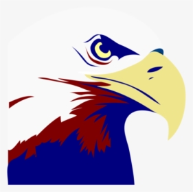 Eagle Red White Blue Svg Clip Arts - Red And Blue Eagle, HD Png Download, Transparent PNG