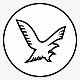 Gold Eagle Logo Black And White - Eagle, HD Png Download, Transparent PNG