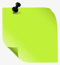 Sticky Note Green Png Clipart - Green Sticky Note Png, Transparent Png, Transparent PNG
