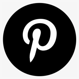 Pinterest Black Icon Png Image Free Download Searchpng - Logo Black And White Png, Transparent Png, Transparent PNG