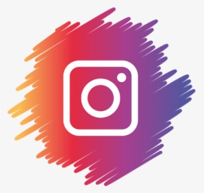 Instagram Logo Png Paint Brush Colour - Logo Instagram Png 2019, Transparent Png, Transparent PNG