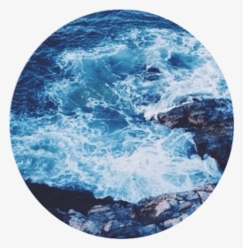 Ocean Aesthetic Blue Aestheticblue - Aesthetic Blue, HD Png Download, Transparent PNG