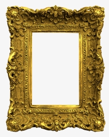 Gold Frame Free Download Png - Old Picture Frame Png, Transparent Png, Transparent PNG