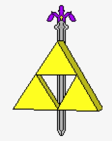 Triforce And Master Sword - Traffic Sign, HD Png Download, Transparent PNG