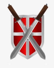 Transparent Medieval Swords Clipart - Roman Shields And Swords, HD Png Download, Transparent PNG