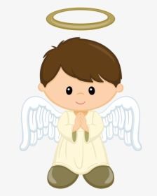 Boy Clipart Christening - Angel Boy Clipart, HD Png Download, Transparent PNG