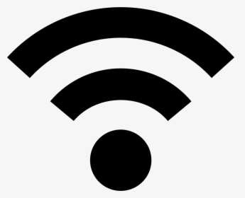 Wifi Low Signal Symbol - Wifi Blanco Y Negro, HD Png Download, Transparent PNG