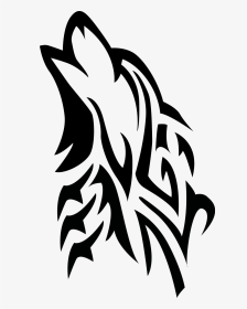 Transparent Wolf Vector Png - Tribal Wolf Vector Png, Png Download, Transparent PNG