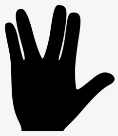 Spock Star Trek - Star Trek Hand Png, Transparent Png, Transparent PNG