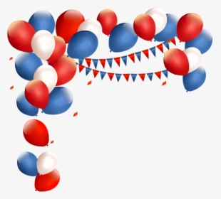 Balloons Frame Png Image Free Download Searchpng - Red And Blue Balloons Png, Transparent Png, Transparent PNG