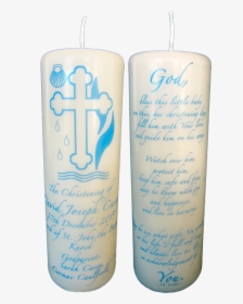 Christening Cand 4bb336e81719e - Blue Christening Candle Png, Transparent Png, Transparent PNG