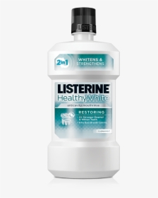 Listerine® healthy White™ Restoring Anticavity Mouthrinse - Listerine, HD Png Download, Transparent PNG