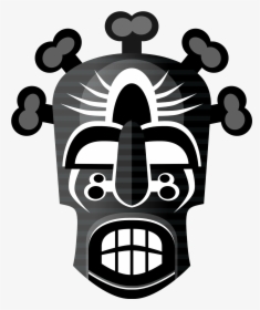 African Mask On Paper, HD Png Download, Transparent PNG