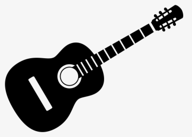 Guitar Clip Art Black And White - Guitar Clipart Black And White, HD Png Download, Transparent PNG