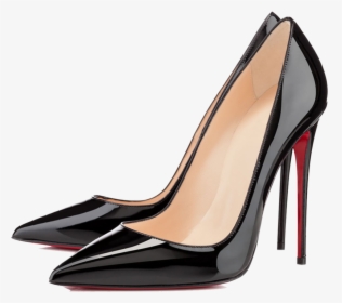 Women Shoes Free Png Image - Black Louboutin Heels, Transparent Png, Transparent PNG