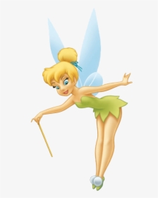Tinkerbell With Her Wand , Png Download - Tinkerbell 2d, Transparent Png, Transparent PNG