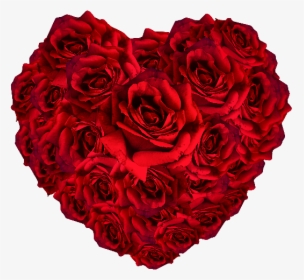 Red Roses Heart Png - Rose Flower Bokeh Png, Transparent Png, Transparent PNG