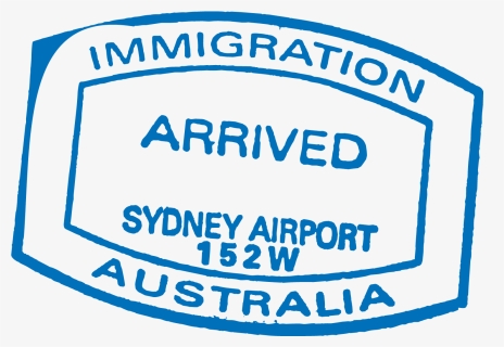 Visa Immigration Stamp Png, Transparent Png, Transparent PNG