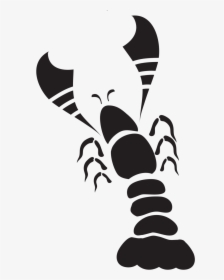 Transparent Krill Clipart - Lobster Silhouette Png Free, Png Download, Transparent PNG